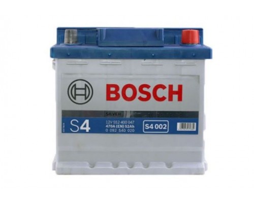 Μπαταρία Bosch S4002 52AH 470A 0092S40020
