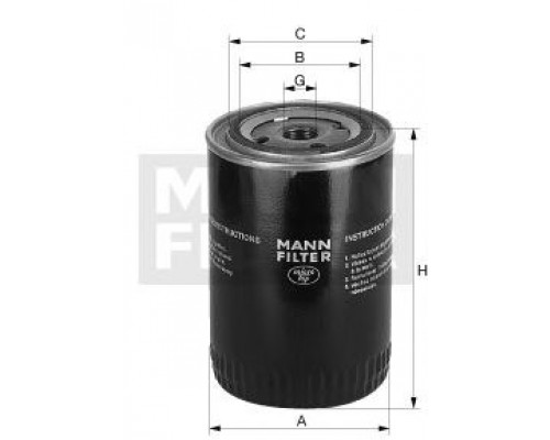 Φίλτρο λαδιού| Φίλτρο, υδραυλικό σύστημα MANN-FILTER W11502