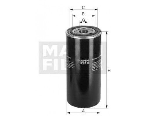 Φίλτρο λαδιού| Φίλτρο, υδραυλικό σύστημα MANN-FILTER WD940