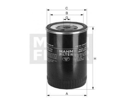 Φίλτρο καυσίμου MANN-FILTER WDK111022