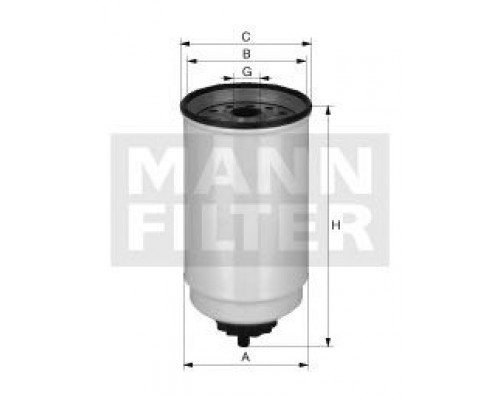 Φίλτρο καυσίμου MANN-FILTER WK10017X