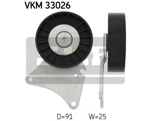 Τροχαλία παρέκκλισης ιμάντας poly-V SKF VKM33026