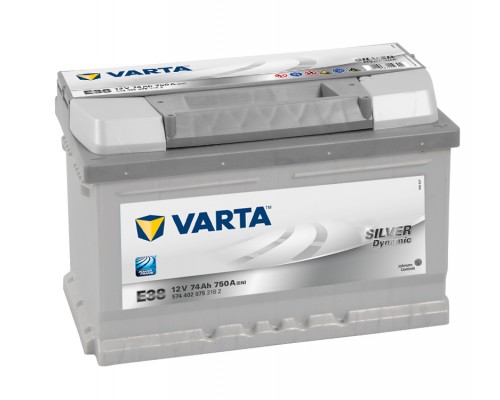Μπαταρία Varta Silver Dynamic E38 12V 74AH-750EN 5744020753162