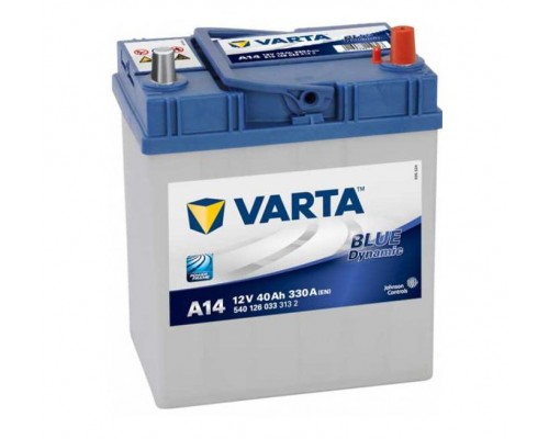 Μπαταρία Varta Blue Dynamic A14 40AH-330EN 5401260333132