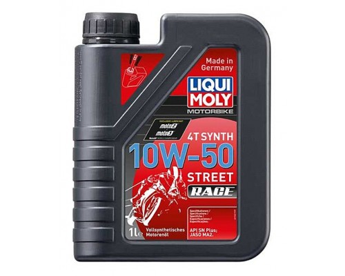 Liqui Moly Motorbike 4T Synth 10W-50 Street Race LM1502 1lt