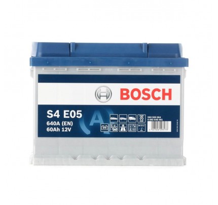 Μπαταρία Bosch S4E05 EFB 60AH 560A 0092S4E051