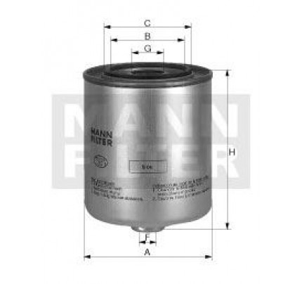 Φίλτρο καυσίμου MANN-FILTER WK9042X
