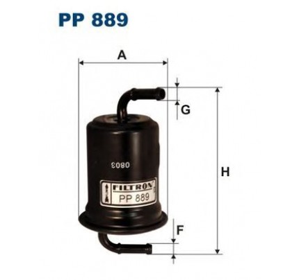 Φίλτρο καυσίμου FILTRON PP889