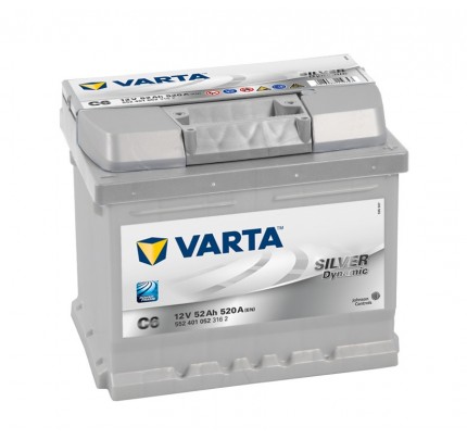 Μπαταρία Varta Silver Dynamic C6 12V 52AH-520EN 5524010523162