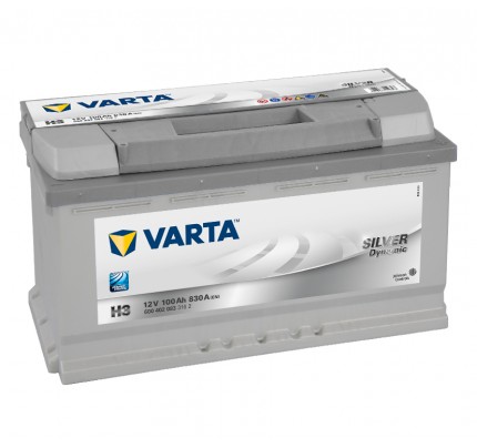 Μπαταρία Varta Silver Dynamic H3 12V 100AH-830EN 6004020833162