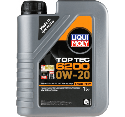 Liqui Moly Top Tec 6200 LONGLIFE IV LM20787 0W-20 1L
