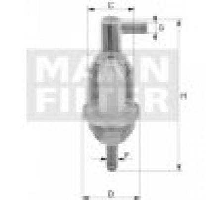 Φίλτρο καυσίμου MANN-FILTER WK311110
